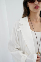 JASMIN - TRENCH COAT - WHITE - Modestories