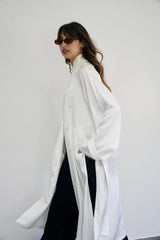 JASMIN - TRENCH COAT - WHITE - Modestories