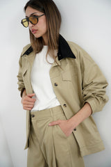 LAYA- Matching set - Light Khaki - Modestories