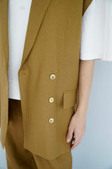 NALA - Matching tailored set - Camel - Modestories