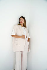 NALA - Matching tailored set - Dusty pink - Modestories