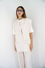 NALA - Matching tailored set - Dusty pink - Modestories
