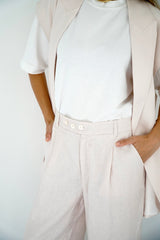 NALA - Matching tailored set - Dusty pink - Modestories