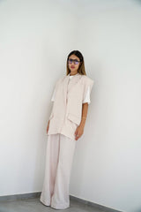 NALA - Matching tailored set - Dusty pink - Modestories