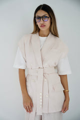 NALA - Matching tailored set - Dusty pink - Modestories