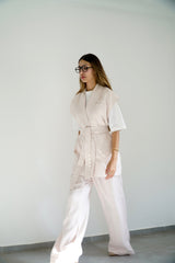 NALA - Matching tailored set - Dusty pink - Modestories