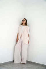 NALA - Matching tailored set - Dusty pink - Modestories