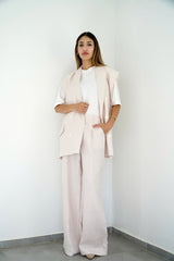 NALA - Matching tailored set - Dusty pink - Modestories