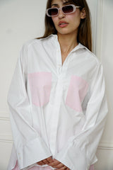 NORA - Matching set - White & pink - Modestories
