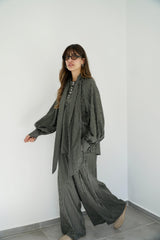 RENA - MATCHING SET- DARK GREEN - Modestories