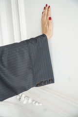 TARA - Tailored Matching Set - Dark grey - Modestories