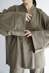 TARA - Tailored Matching Set - Kakhi - Modestories