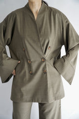 TARA - Tailored Matching Set - Kakhi - Modestories