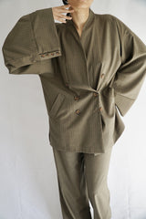 TARA - Tailored Matching Set - Kakhi - Modestories
